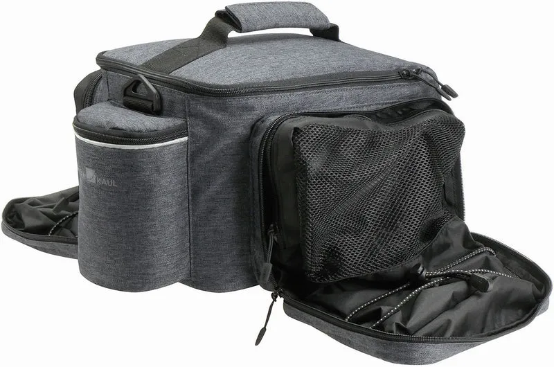 KLICKfix Rackpack Sport Plus mit Uniklip 2 Gepäckträgertasche grau 12 - 18 L