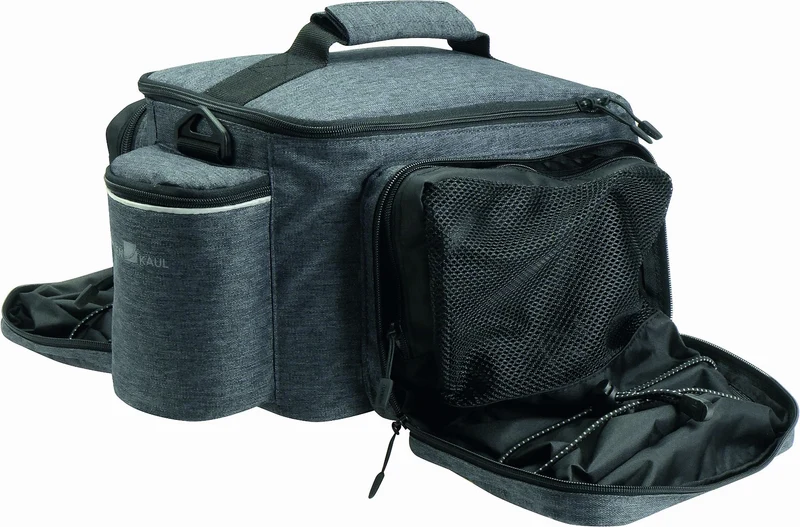 KLICKfix Rackpack Sport Plus für Racktime Gepäckträgertasche grau 12 - 18 L