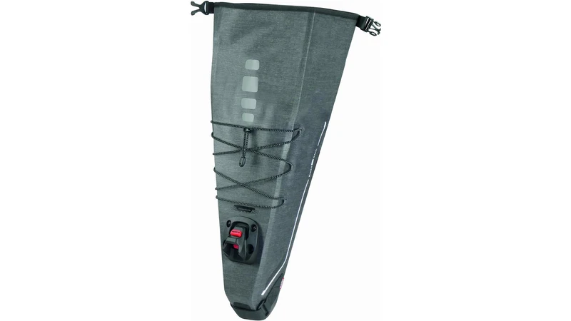 KLICKfix Bikepack X Waterproof Satteltasche grau 8 - 10 L