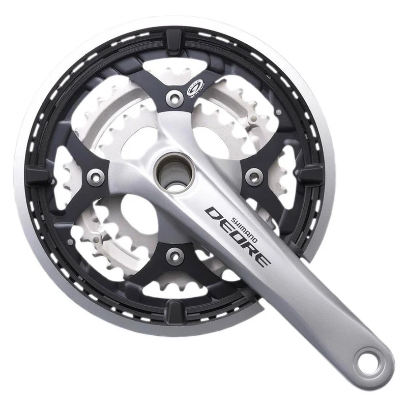Shimano Kurbelgarnitur Deore 170 48-36-26 Silber