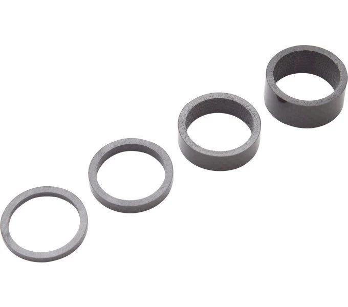 PRO Spacer-Set 3K Carbon 1 1/8" 28,6 mm schwarz