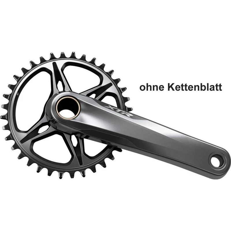 Shimano Kurbelgarnitur XTR 165 Std.Q. O.Kbl.