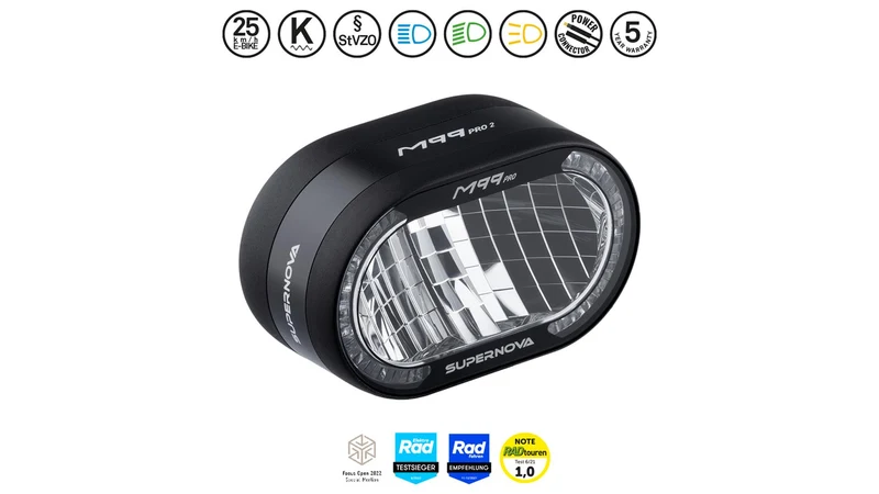Supernova M99 Pro 2 E-25 LED-Frontscheinwerfer black