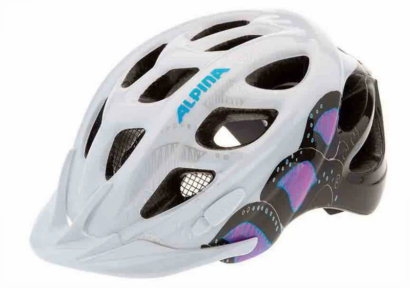 Alpina Rocky Kinder-Helm white-pink titanium