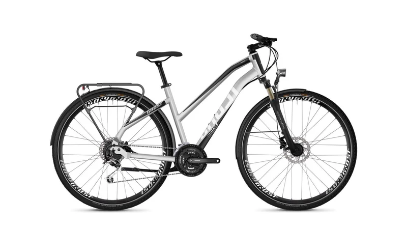 Ghost Square Trekking 4.8 AL W Trekkingrad Trapez 28" iridium silver/jet black