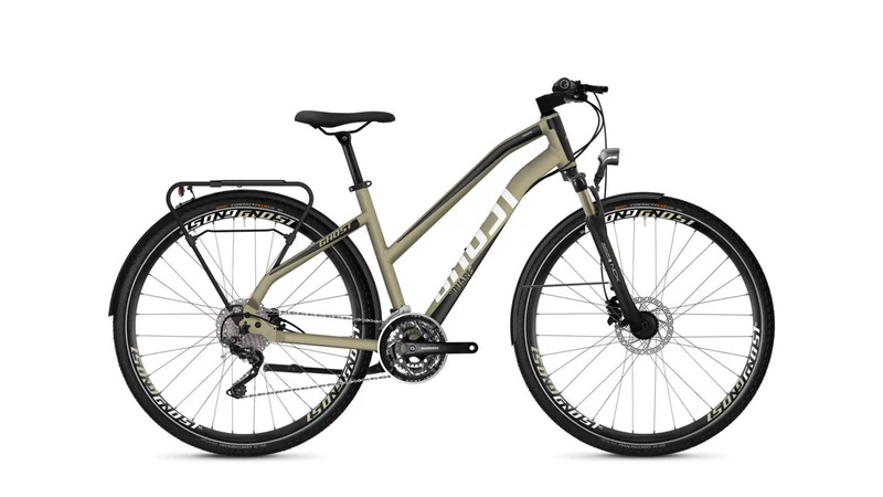 Ghost Square Trekking 6.8 AL W Trekkingrad Trapez 28" ext gold/jet black