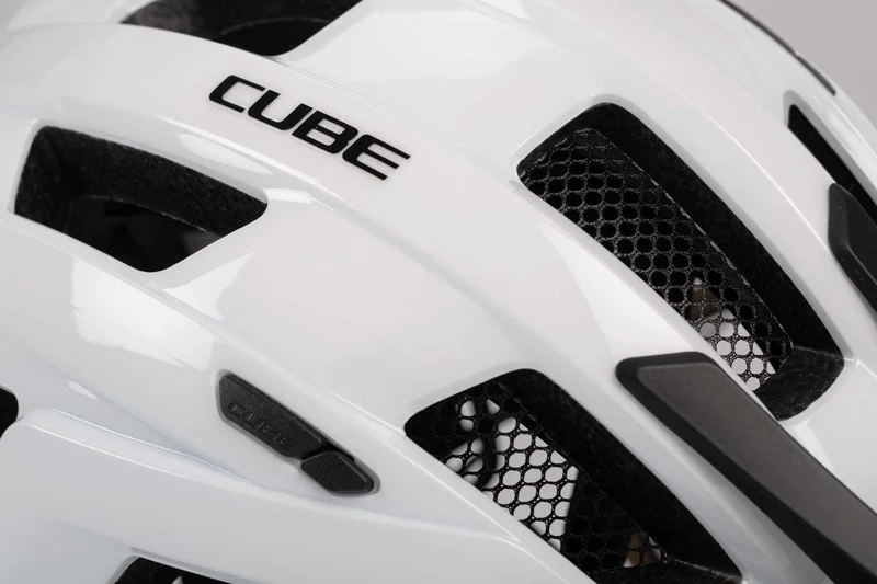 Cube Helm STEEP glossy white