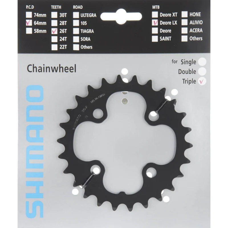 Shimano Kettenblatt 26Z SLX