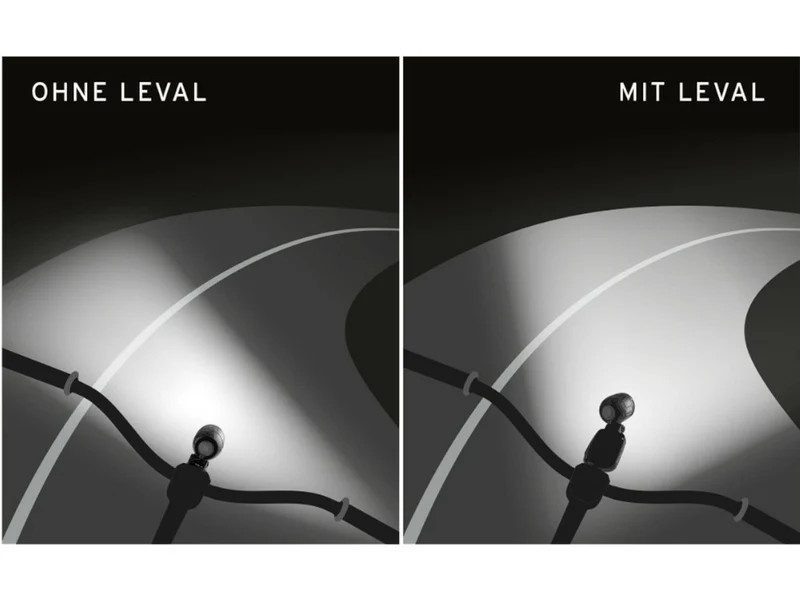 Busch&Mueller Kurvenlicht-Assistent Leval B&M elektrische Neigungsregulierung 6-15V DC
