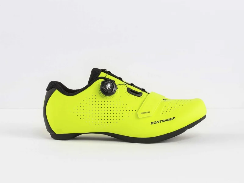 Bontrager Espresso Rennradschuhe visibility yellow