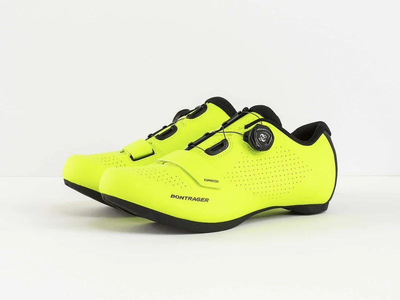 Bontrager Espresso Rennradschuhe visibility yellow
