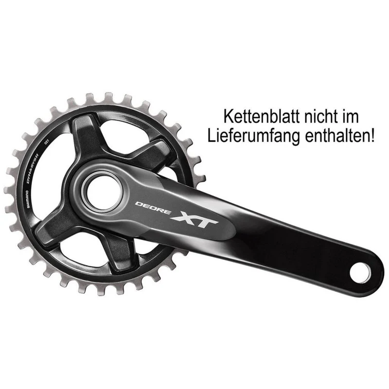 Shimano Kurbelgarnitur XT 175 O.Kbl 3mm Ob