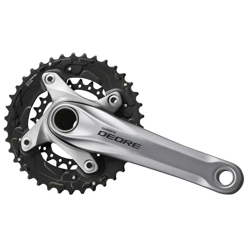 Shimano Kurbelgarnitur Deore 170 40-28 Silber