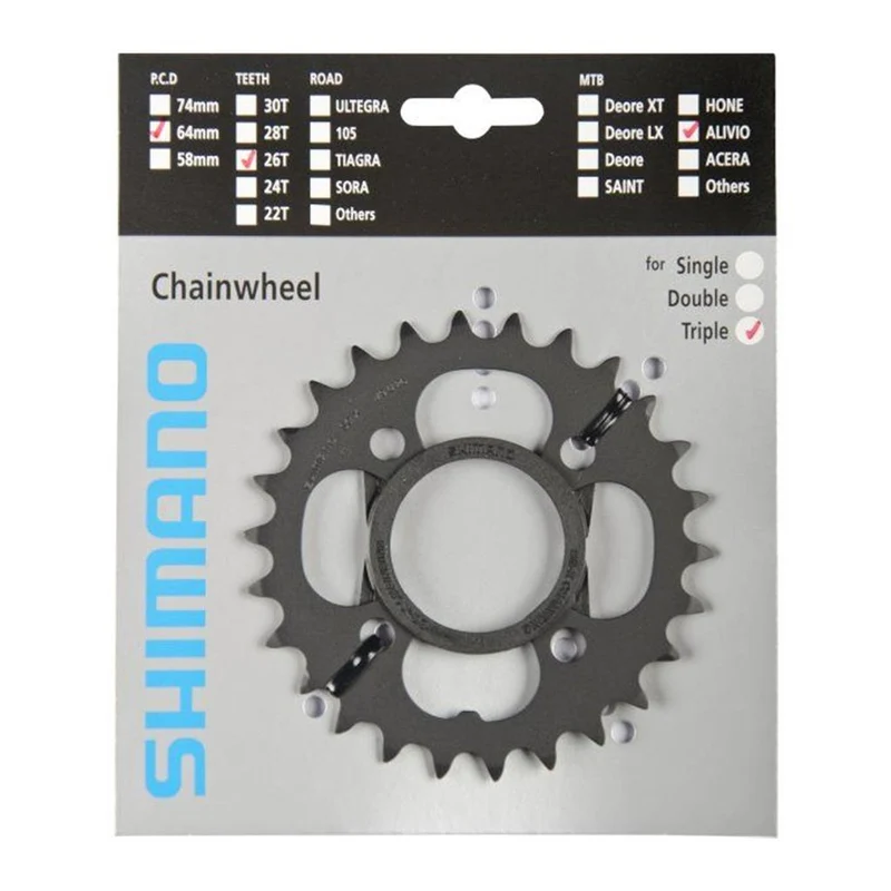 Shimano Kettenblatt 36Z Fcm431 Schw.