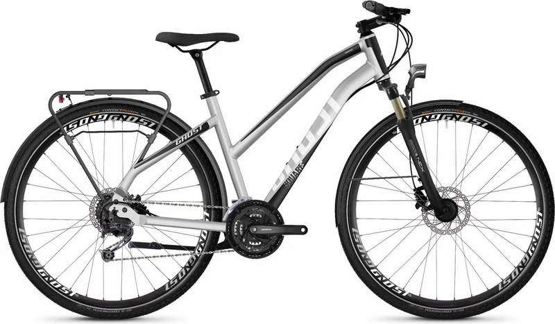 Ghost Square Trekking 4.8 AL W Trekkingrad 28" iridium silver / jet black / star white