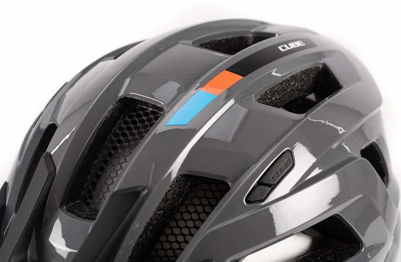 Cube Helm STEEP X Actionteam grey´n´orange