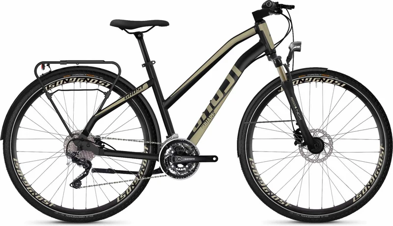 Ghost Square Trekking 6.8 AL W Trekkingrad 28" jet black / ext gold
