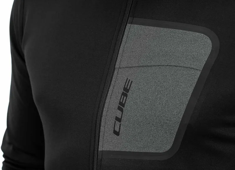 CUBE ATX Trikot Full Zip langarm black