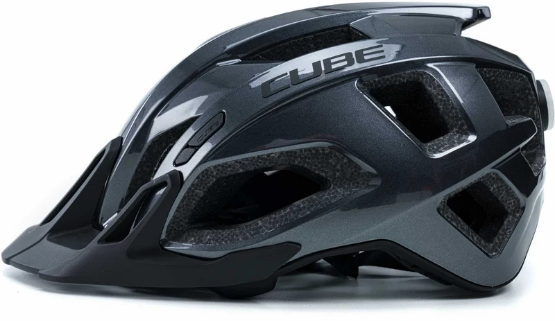 Cube Quest MTB-Helm glossy iridium black