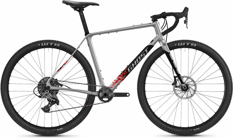 Ghost Road Rage Fire Advanced Rennrad 29" silver/black