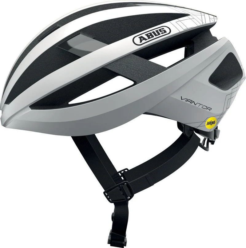 Abus Viantor MIPS Rennrad-Helm polar white