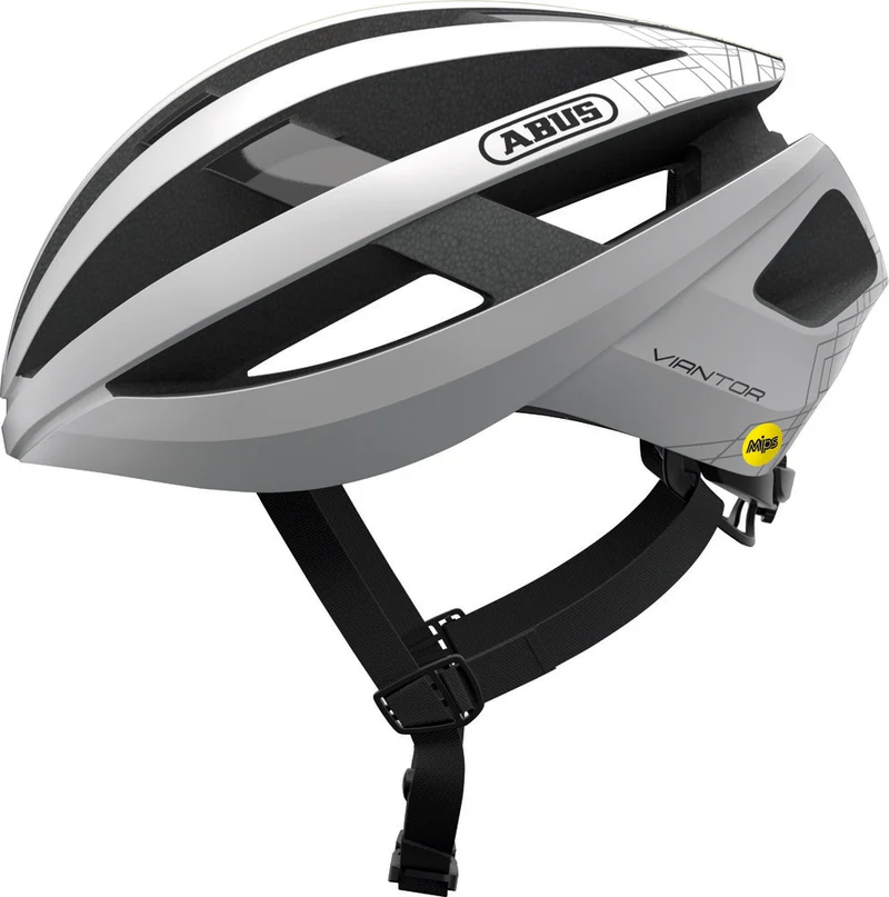 Abus Viantor MIPS Rennrad-Helm polar white