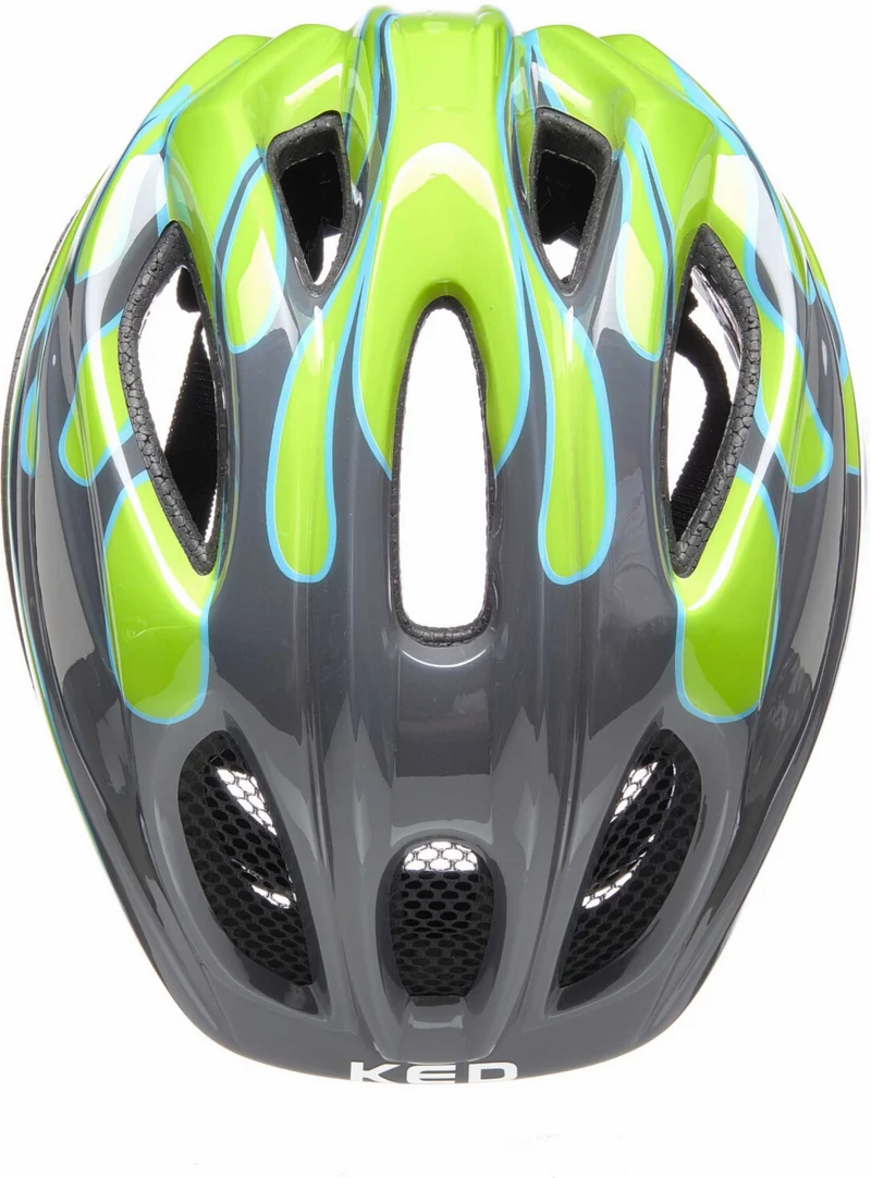 KED Meggy II Trend Kinder-Helm flame grey green