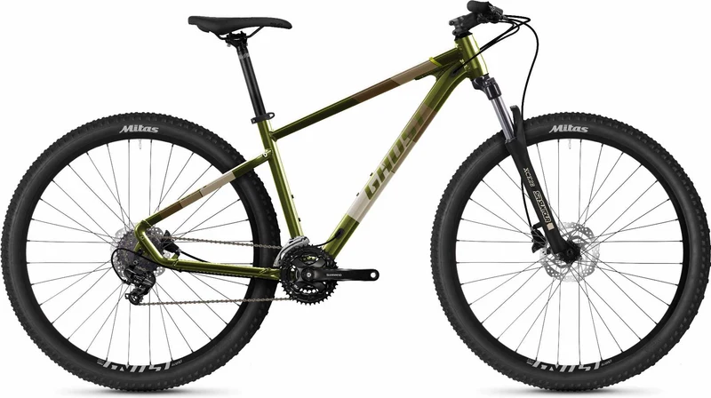 Ghost Kato Base MTB-Hardtail 29" green/grey/tan