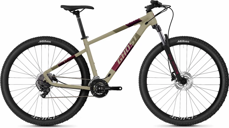 Ghost Kato Base MTB-Hardtail 29" dust /black berry