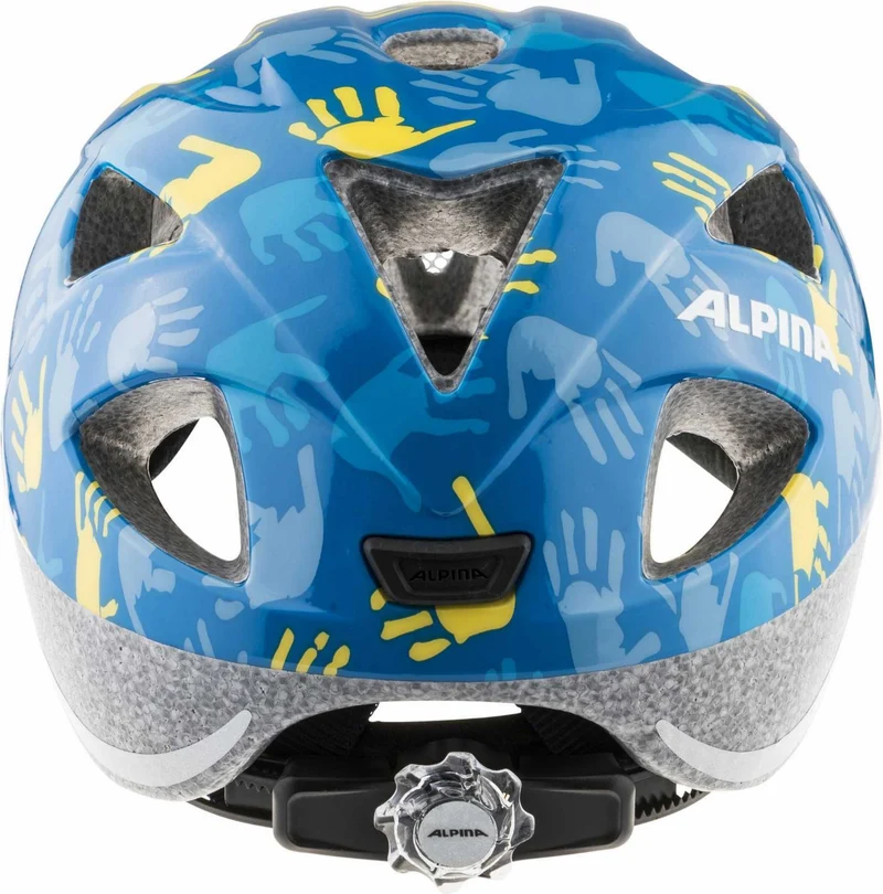 Alpina Ximo Kinder-Helm blue hands gloss