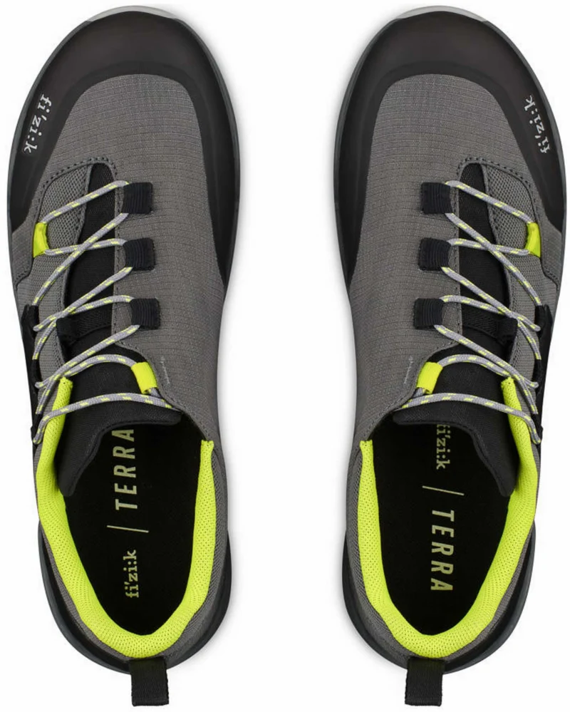 Fizik Terra Ergolace X2 MTB-Schuhe grau/gelb fluo