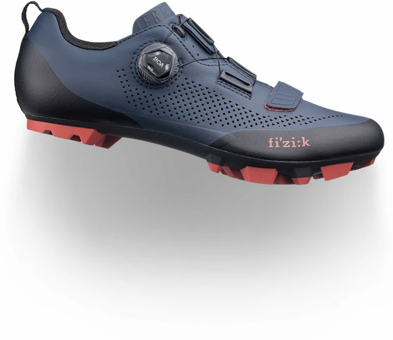 Fizik Terra X5 MTB-Schuhe dunkelblau ziegelrot
