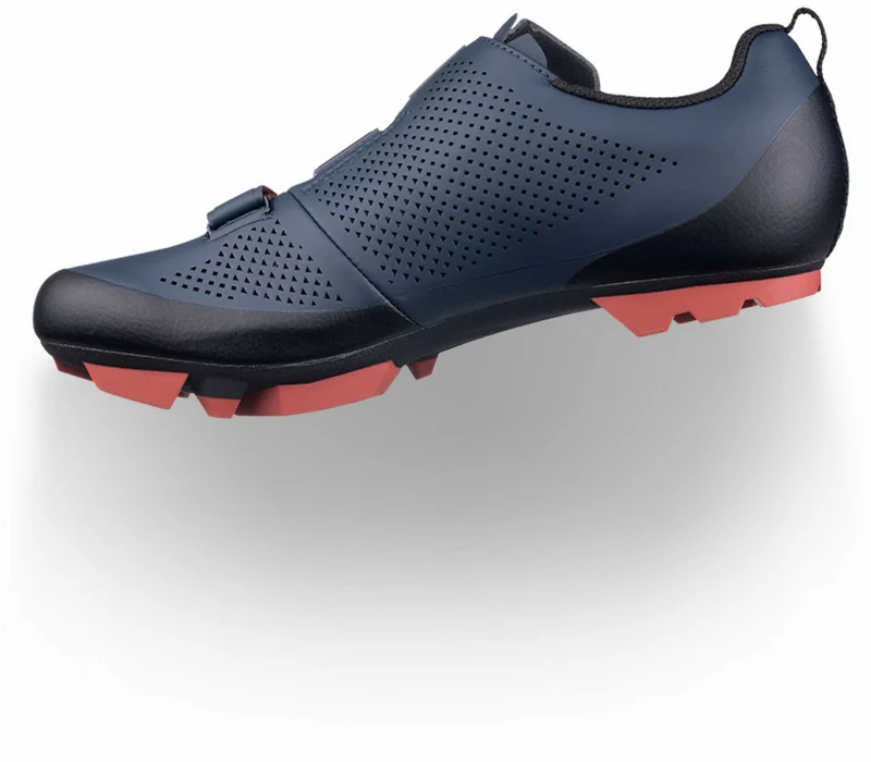 Fizik Terra X5 MTB-Schuhe dunkelblau ziegelrot