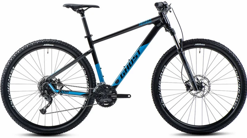 Ghost Kato Universal AL MTB-Hardtail Diamant 27,5" black/bright blue glossy