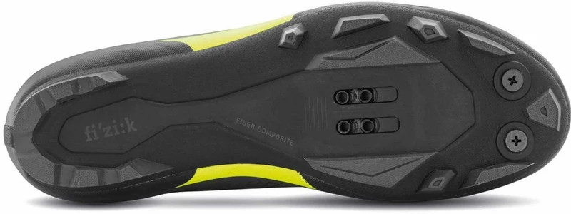 Fizik Terra X5 MTB-Schuhe grau/gelb fluo