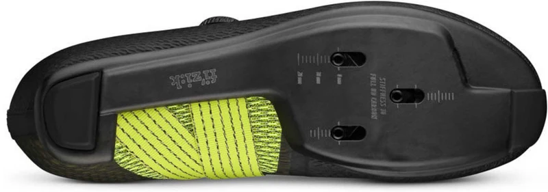 Fizik Stabilita Carbon Rennradschuhe schwarz gelb fluo