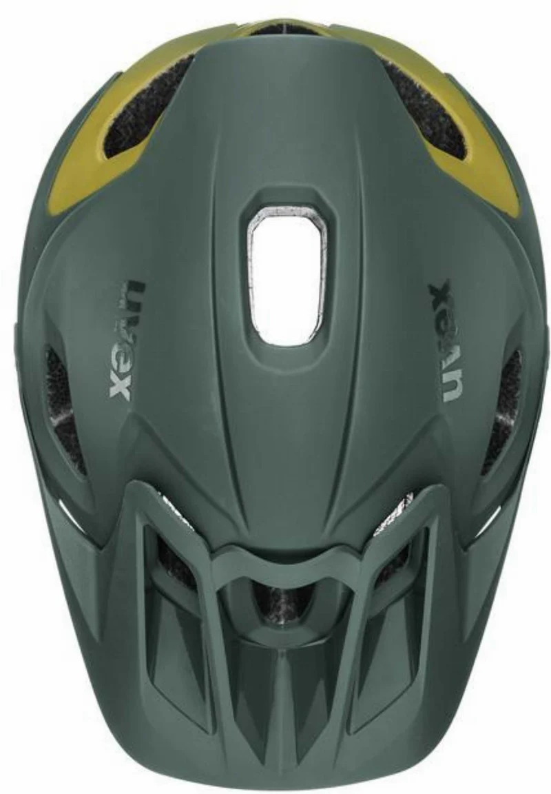 Uvex Quatro Integrale Tocsen MTB-Helm forest - mustard matt