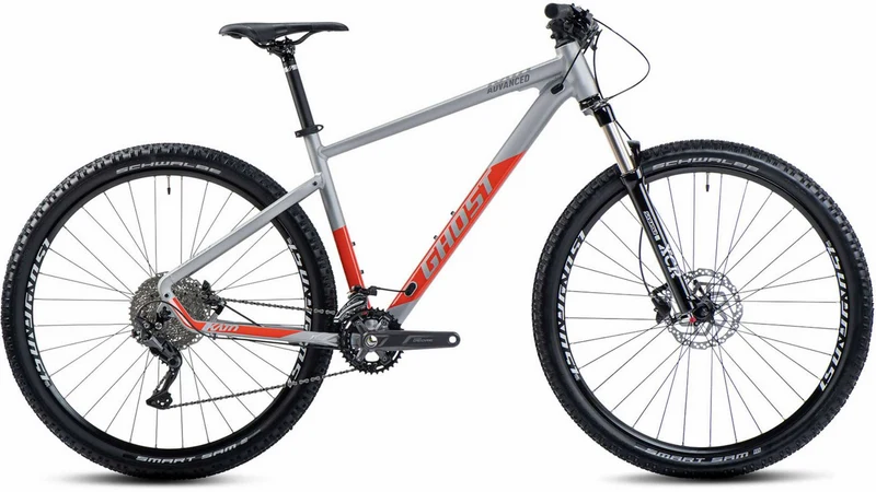 Ghost Kato Advanced AL MTB-Hardtail Diamant 29" light grey/dark orange matt/glossy