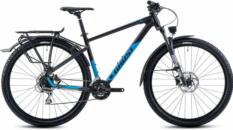 Ghost Kato EQ AL MTB-Hardtail Diamant 29" black/bright blue matt