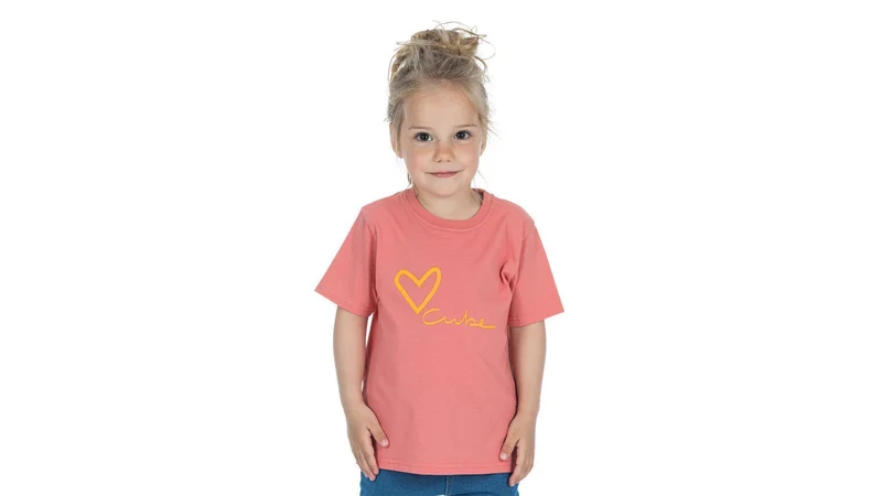 Cube Organic T-Shirt Rookie Bicycle Love coral