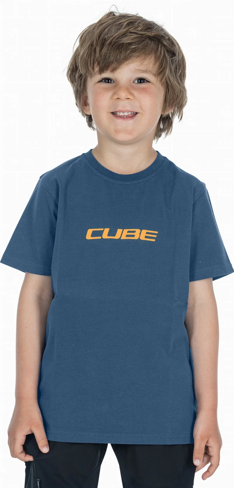 Cube Organic T-Shirt Rookie Mountains blue