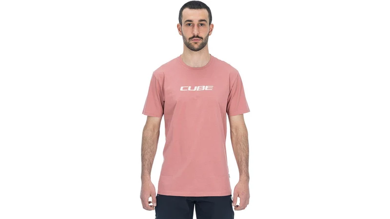 Cube Organic T-Shirt Snake GTY Fit light red