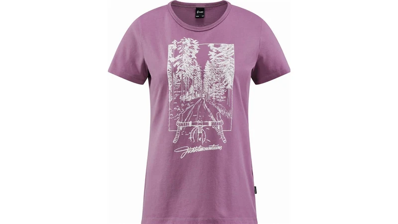 Cube Organic WS T-Shirt Fichtelmountains berry