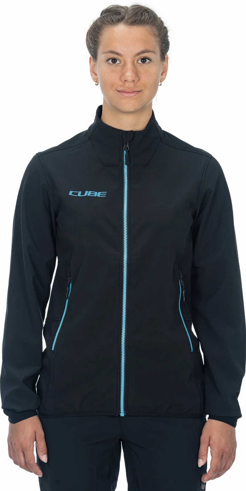 Cube ATX WS Softshell Jacke Cmpt black´n´blue