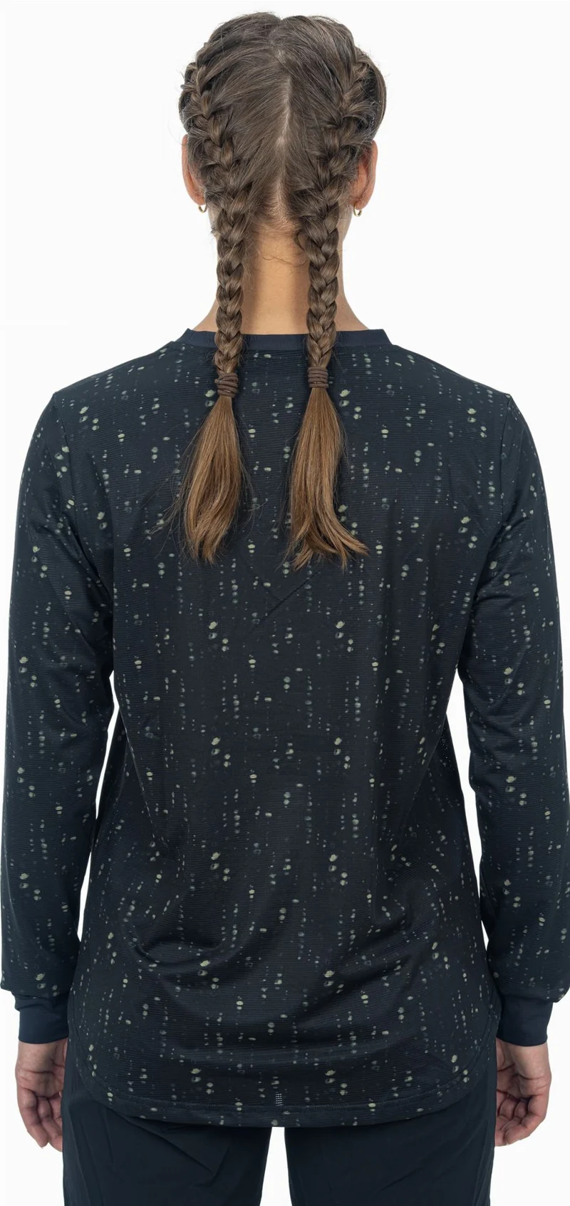 Cube ATX WS Rundhalstrikot Langarm black pattern