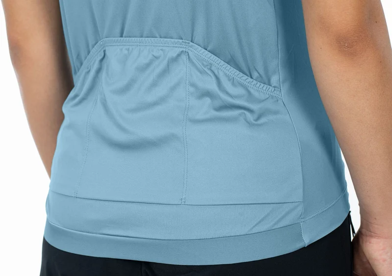 Cube ATX WS Trikot Half Zip CMPT Kurzarm blue