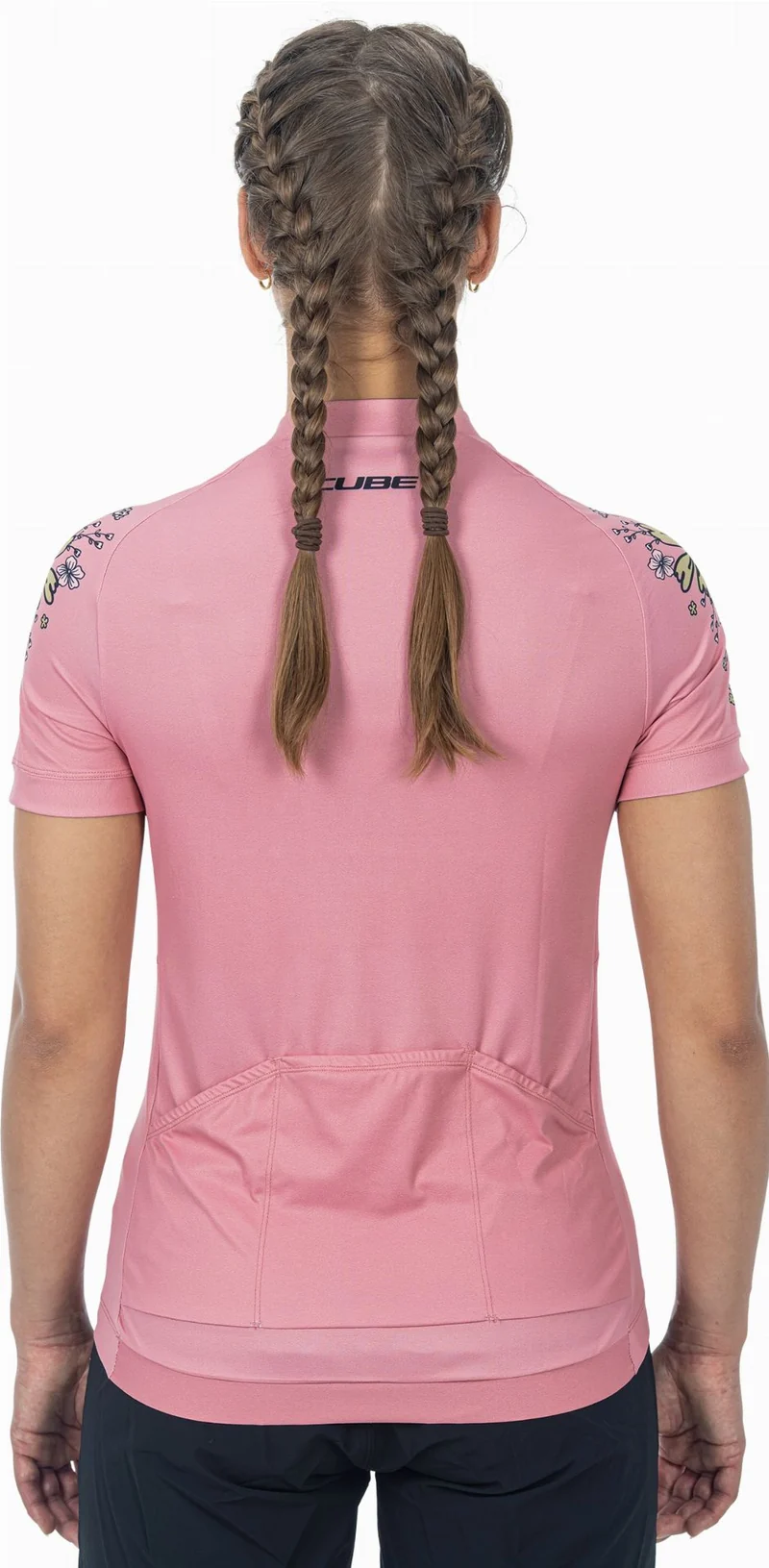 Cube ATX WS Trikot Full Zip CMPT Kurzarm coral