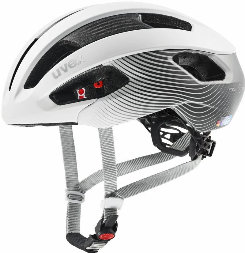 Uvex Rise CC WE Rennrad-Helm white-grey matt