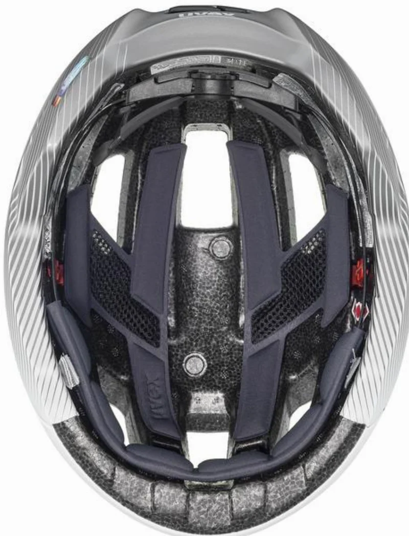 Uvex Rise CC WE Rennrad-Helm white-grey matt