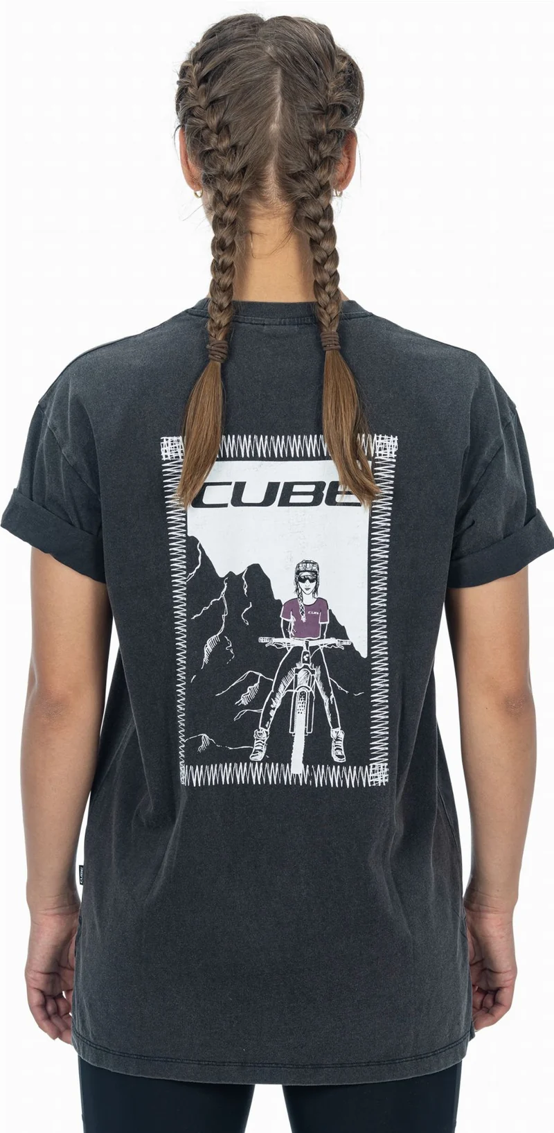 Cube Organic WS T-Shirt Girl Power black